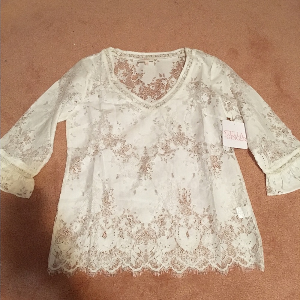 STELLA+ GINGER lace top